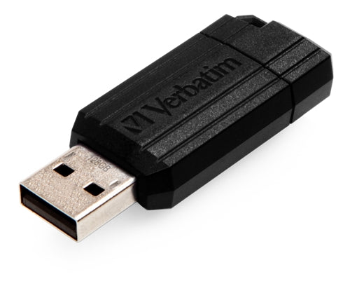 Verbatim PinStripe USB-minne 128 GB USB 2.0 - Svart