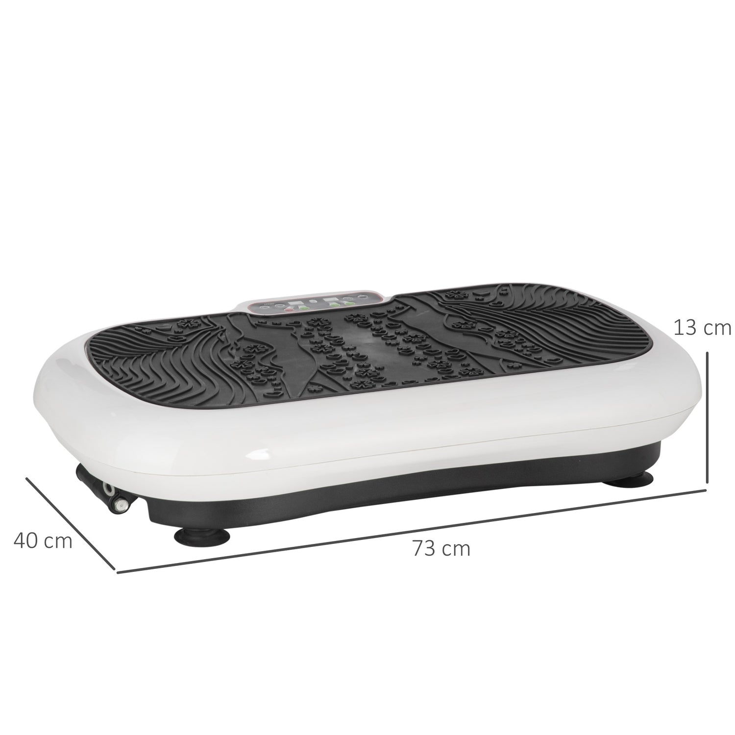Vibrationsplatta med band – 200W, 99 nivåer, upp till 120 kg