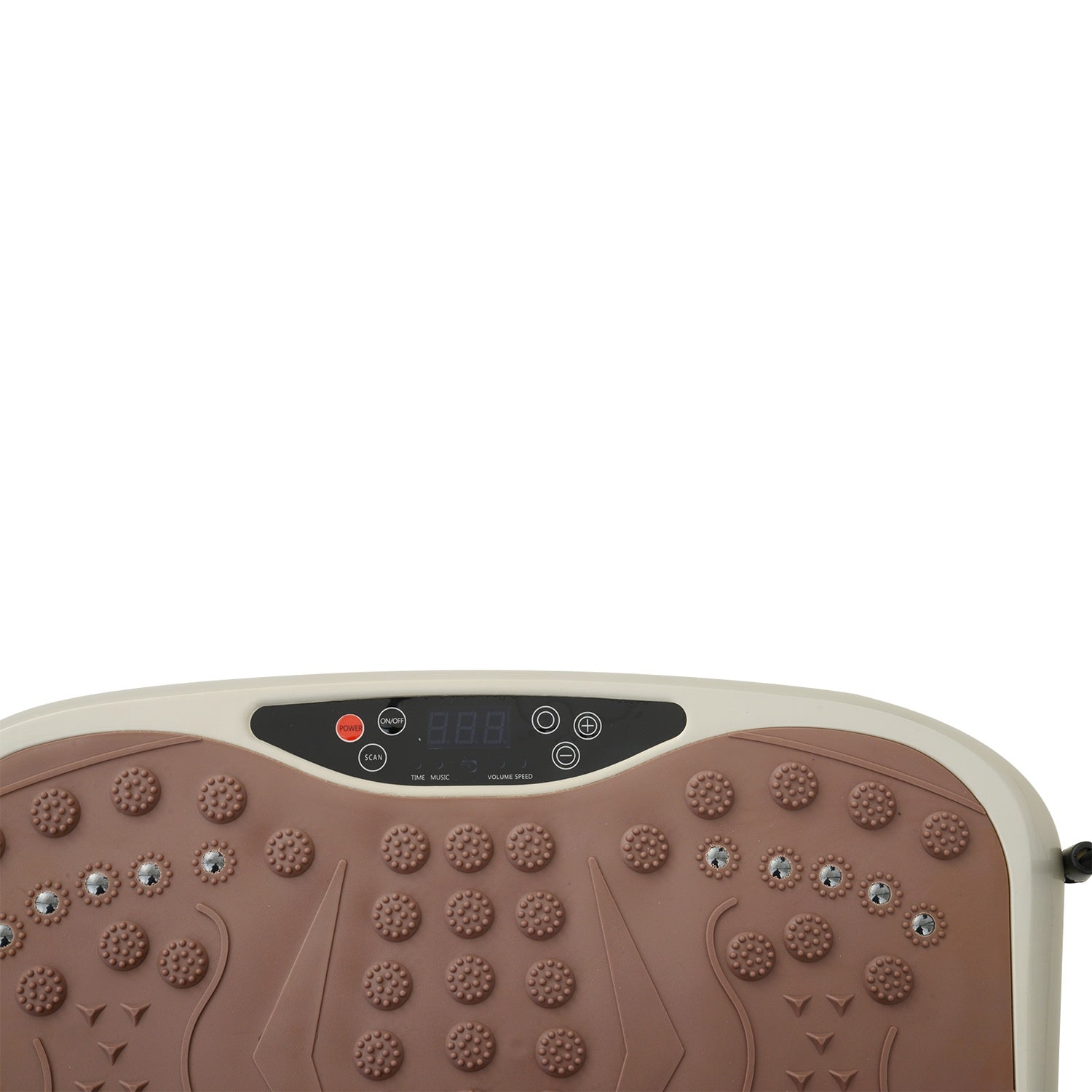 Vibrationsplatta Fitness Trainer med LED-skärm och band