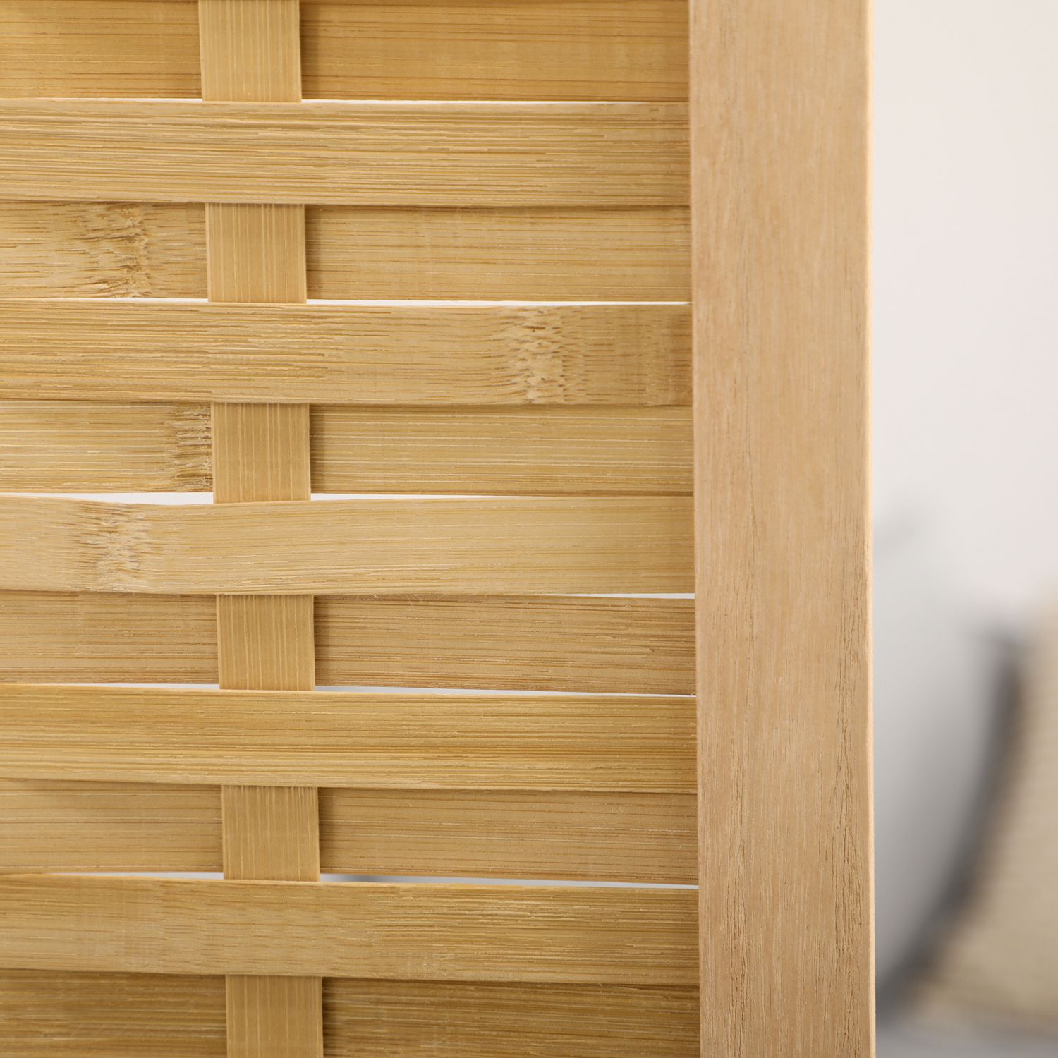 Vikbar Bamboo Privacy Screen – Natural Room Divider 160x170 cm