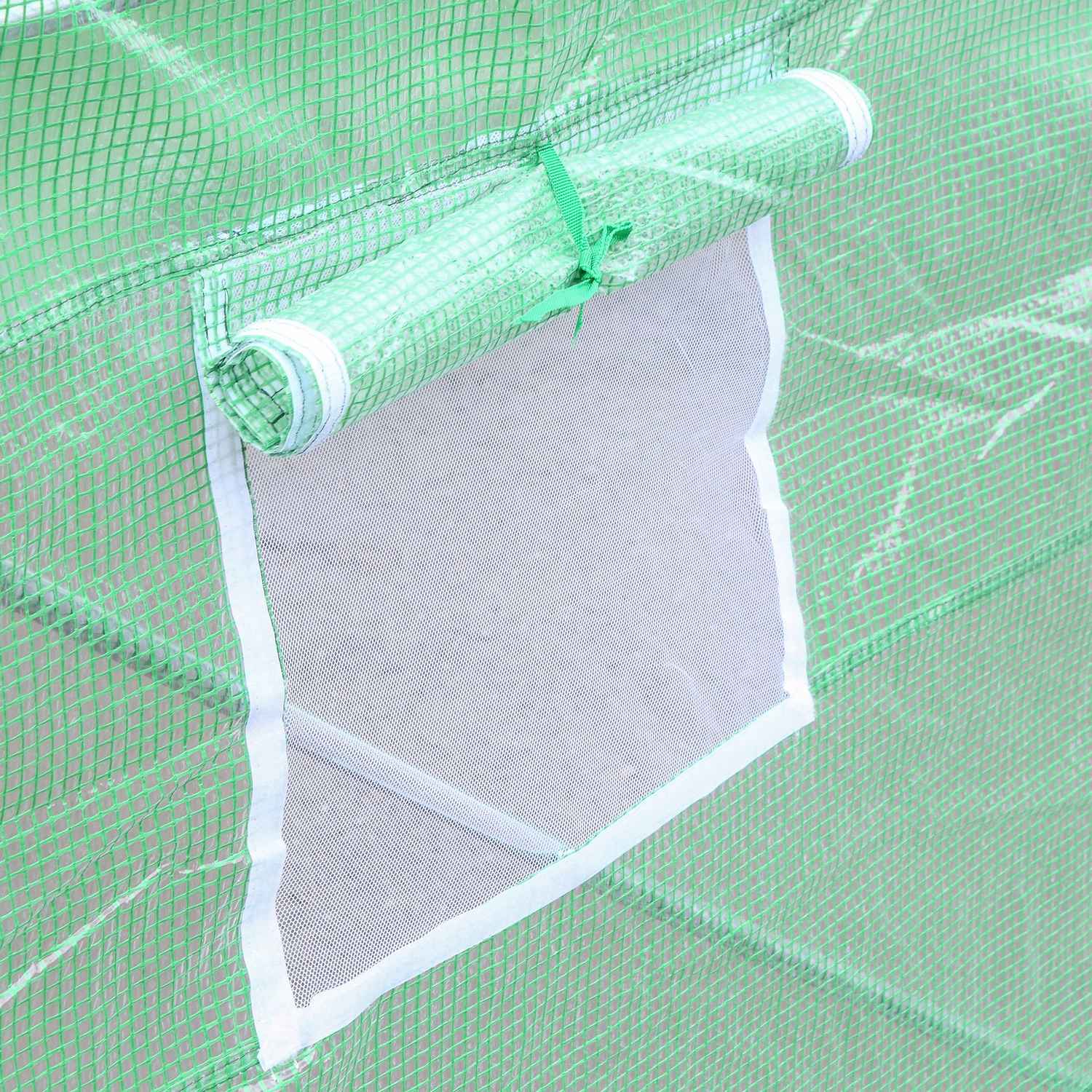 Växthus Kallstomme, Sadeltak, 450×300×205 cm