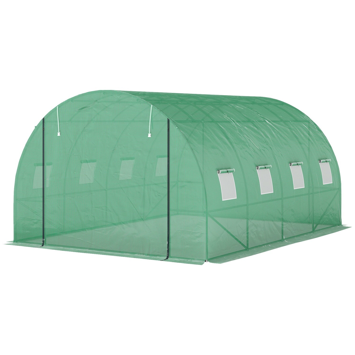 Stort filmväxthus, 4x3x2m, fönster & UV-skydd