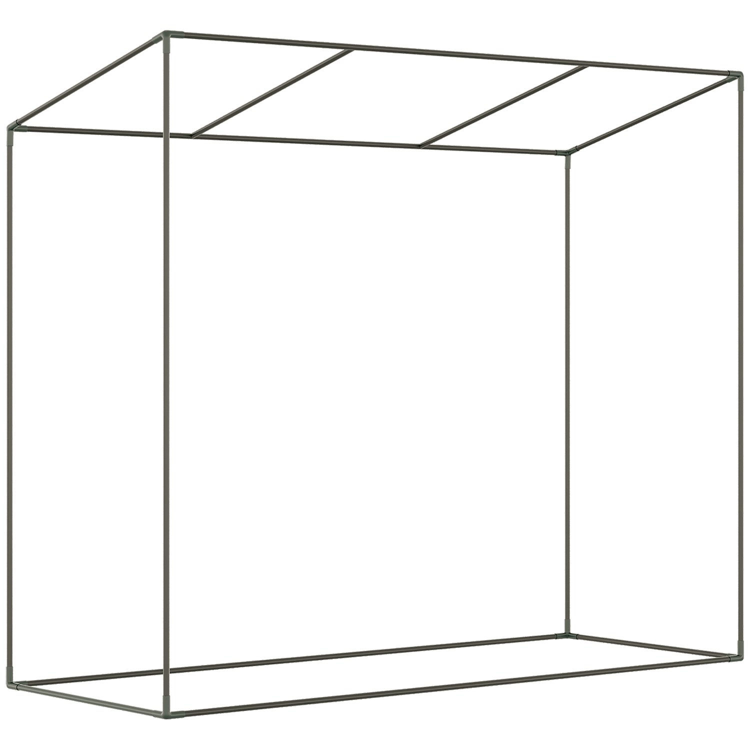 Växthusfilm, 200x68x196cm, vindtätt stål & PE