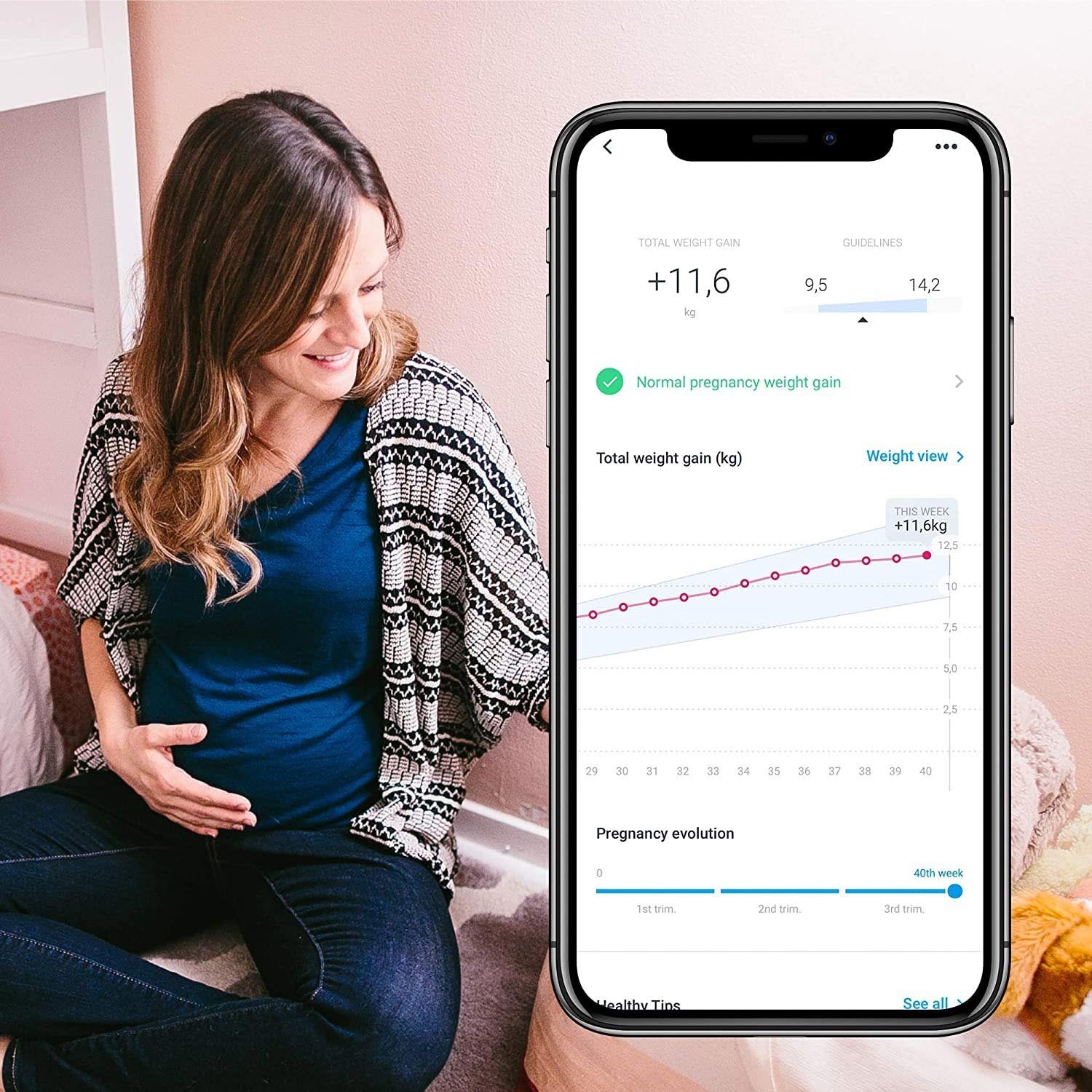Withings Body – personvekt, svart