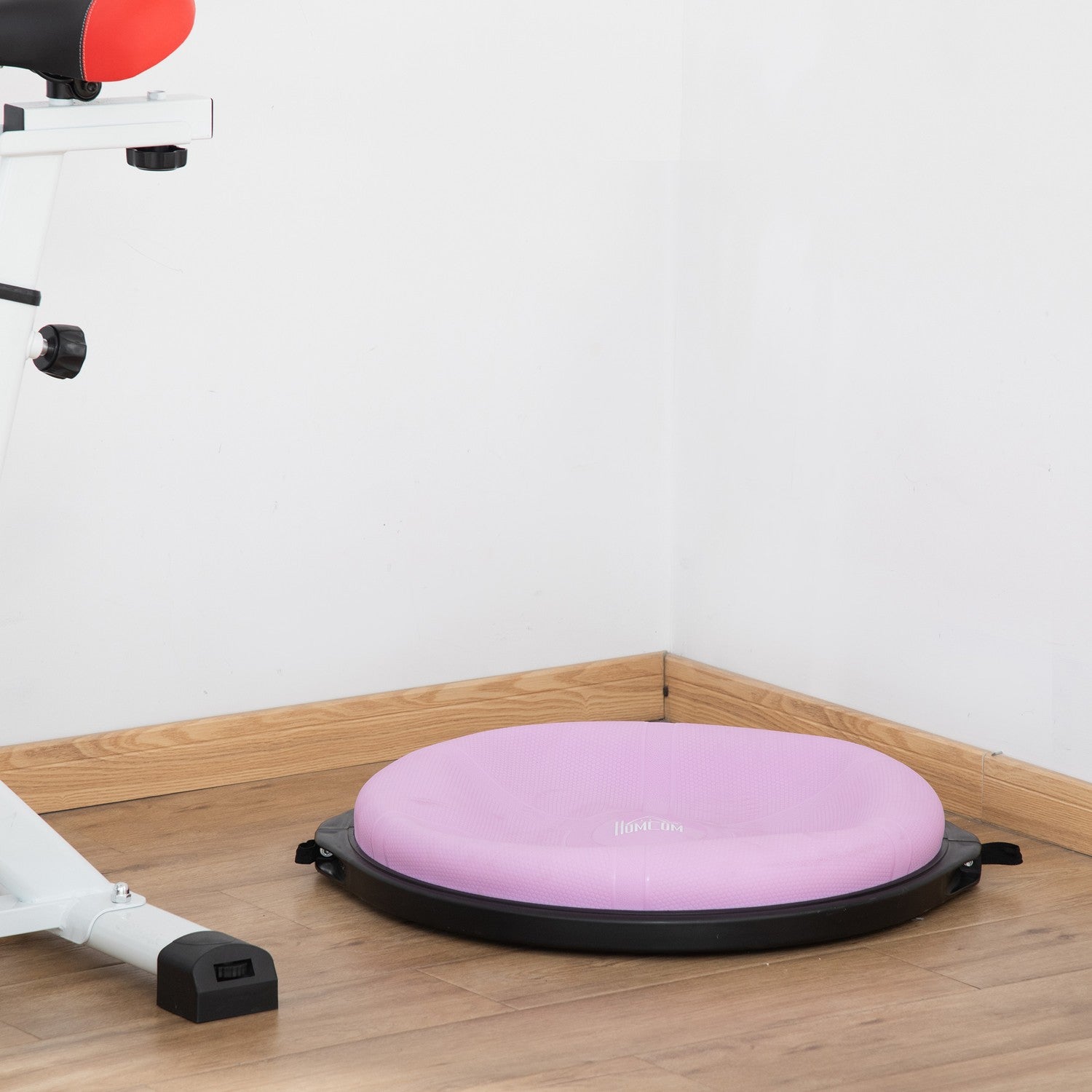 Yoga Hemisphere Balance Trainer med rep, ljuslila, Ø 64cm