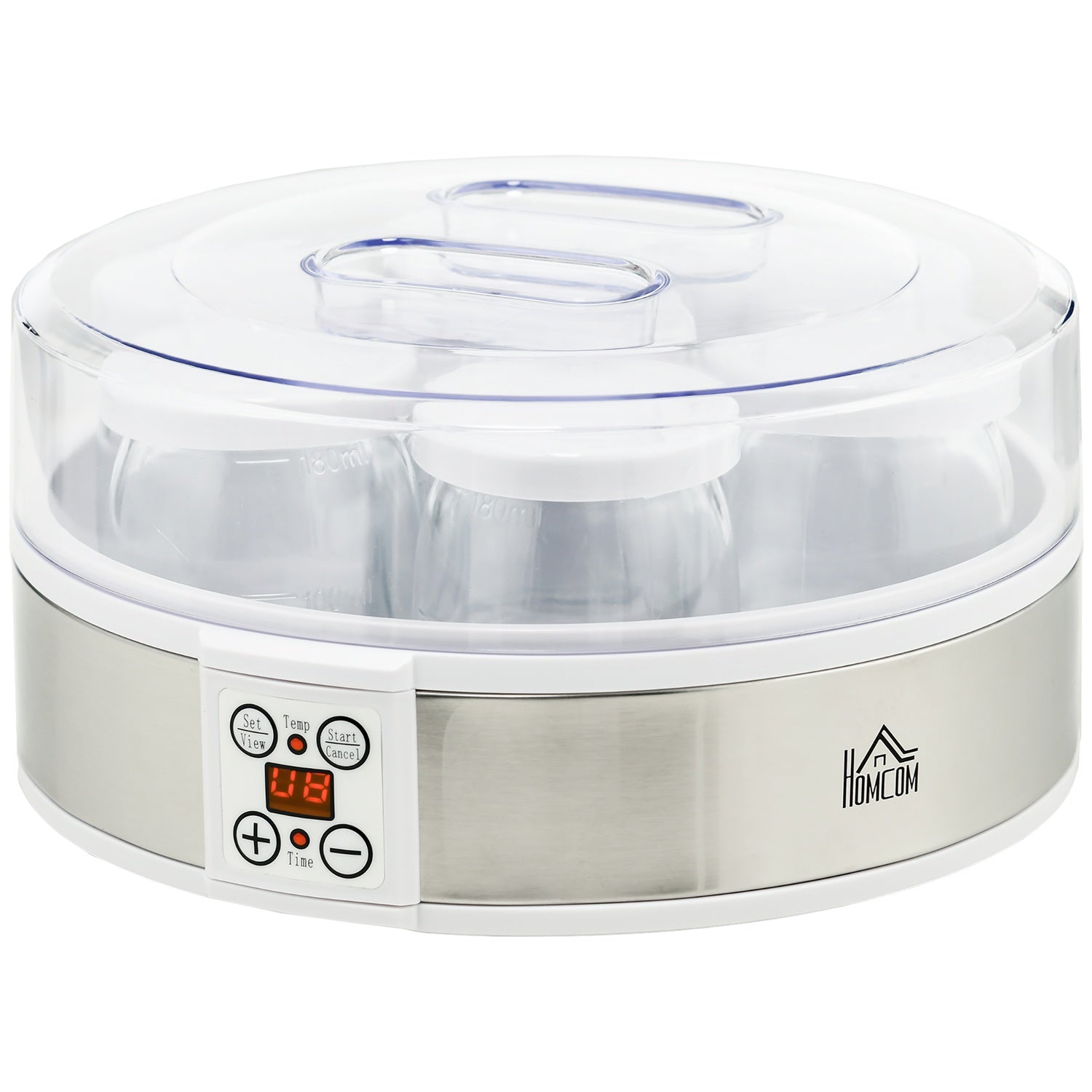 Yoghurtmaskin med timer & 7 glasögon, automatisk avstängning, 20W