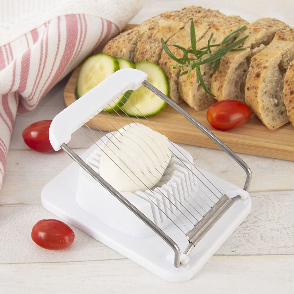 Äggskivare för Perfekt Skivning av Ägg, Grönsaker och Frukt