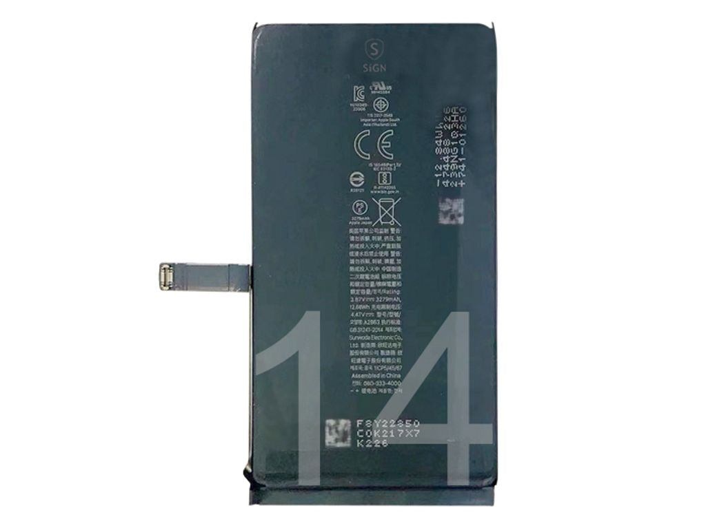 iPhone 14 batteri - 3279mAh