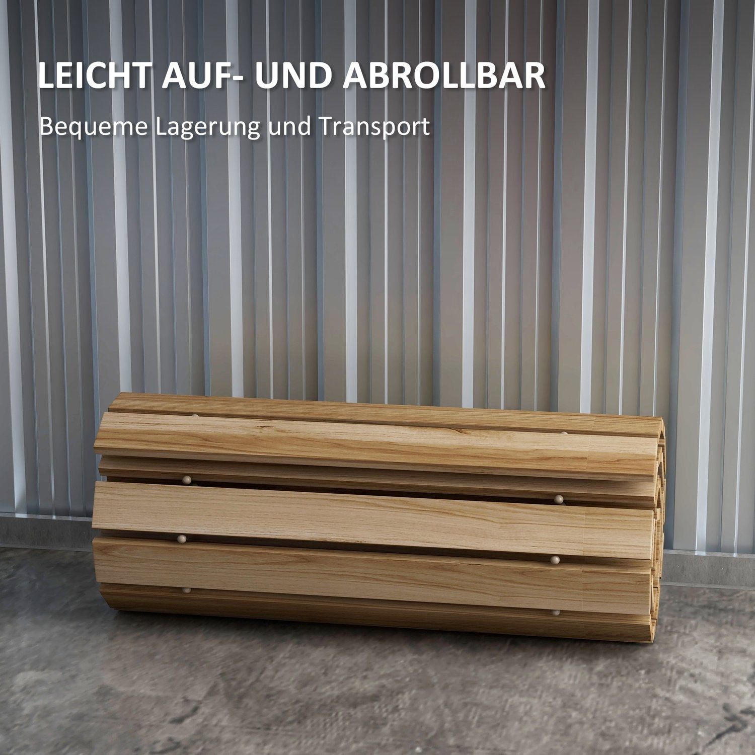 120 Cm Dekorativ trädgårdsstig i trä – väderbeständig gran