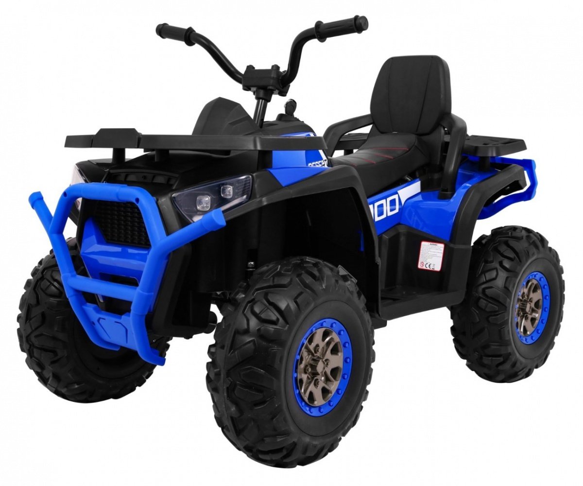 12V Desert Quad ATV med fjernkontroll, LED-lys, MP3, EVA-hjul