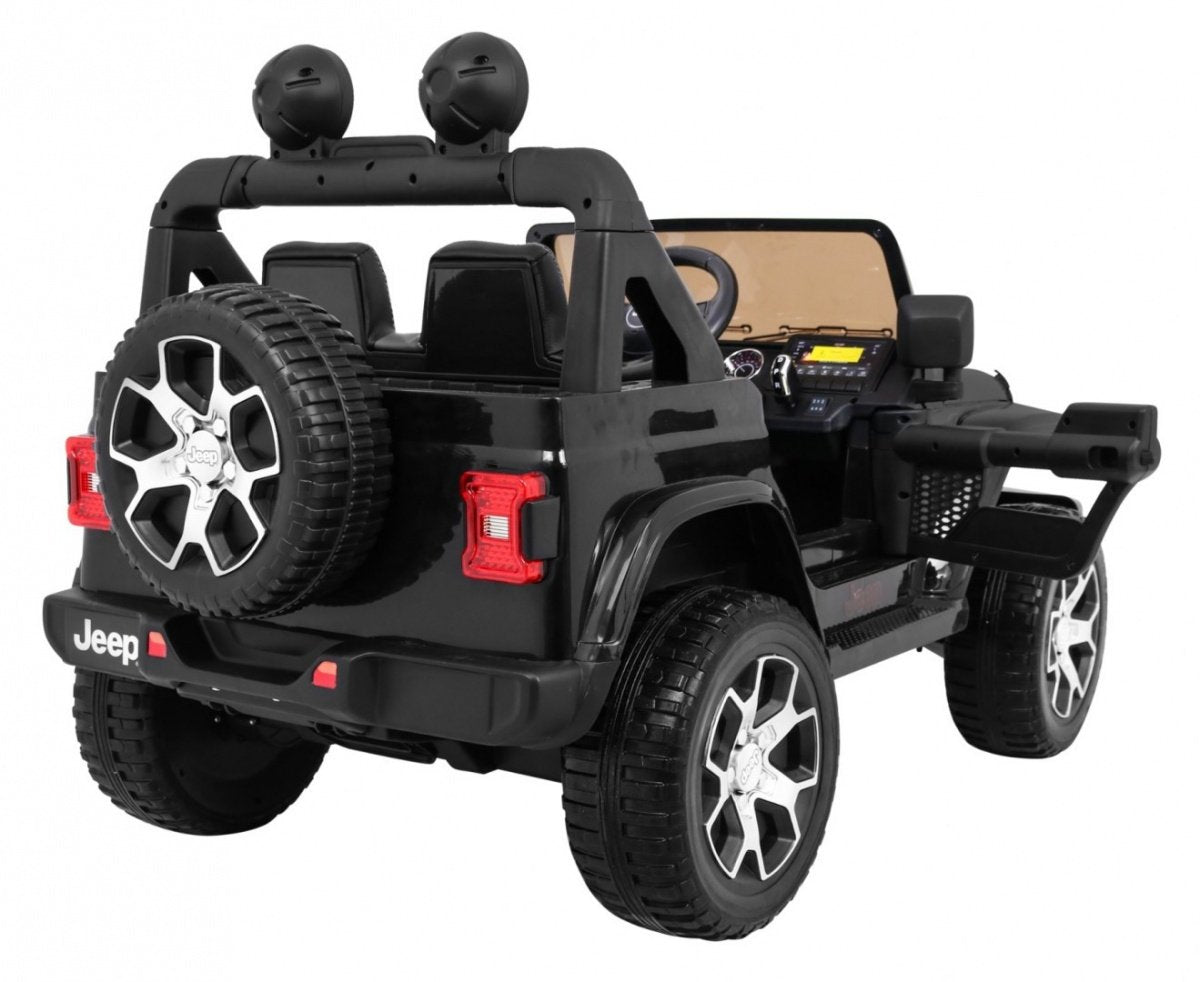 12V Jeep Wrangler Ride-On med LED-lampor och MP3-spelare