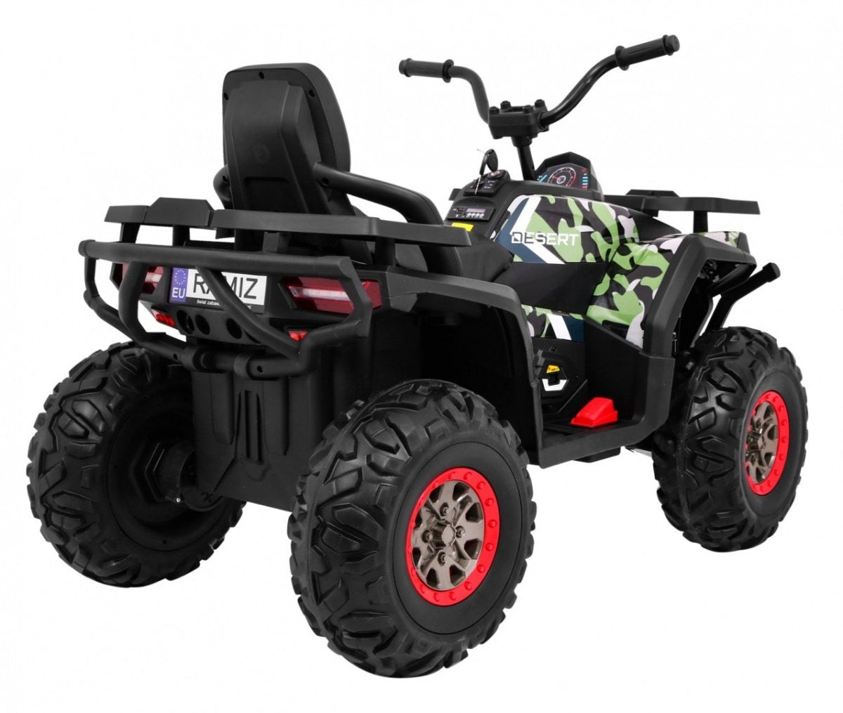 12V Kids Quad ATV med fjernkontroll, LED-lys, MP3 &amp; USB