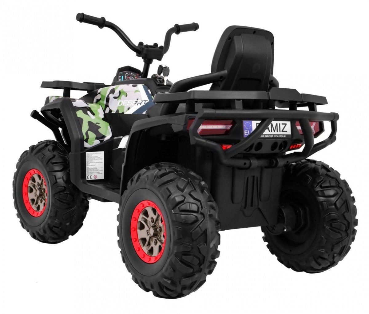 12V Kids Quad ATV med fjernkontroll, LED-lys, MP3 &amp; USB