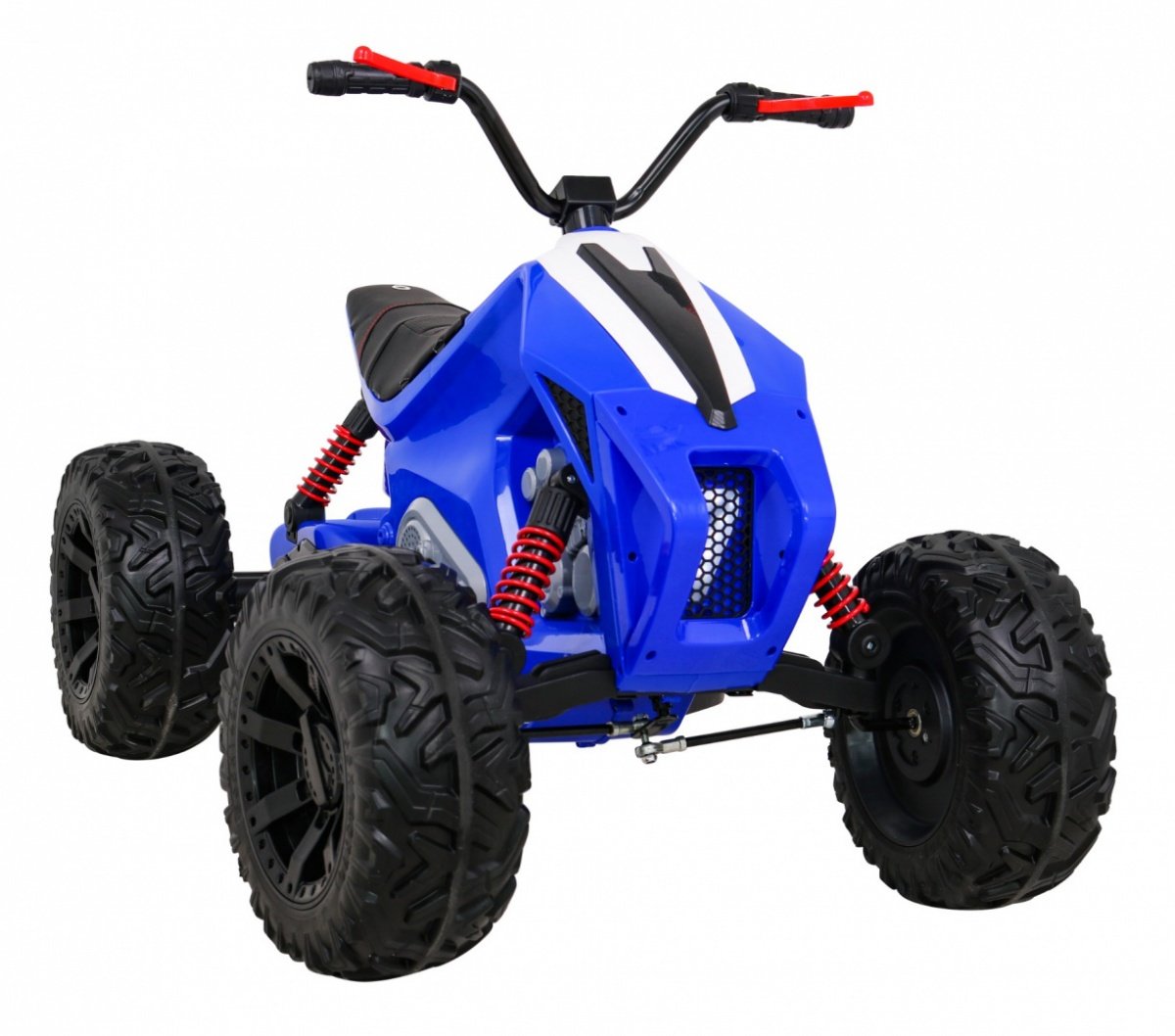 12V Kids Quad med LED-lys, MP3, USB og skinnsete