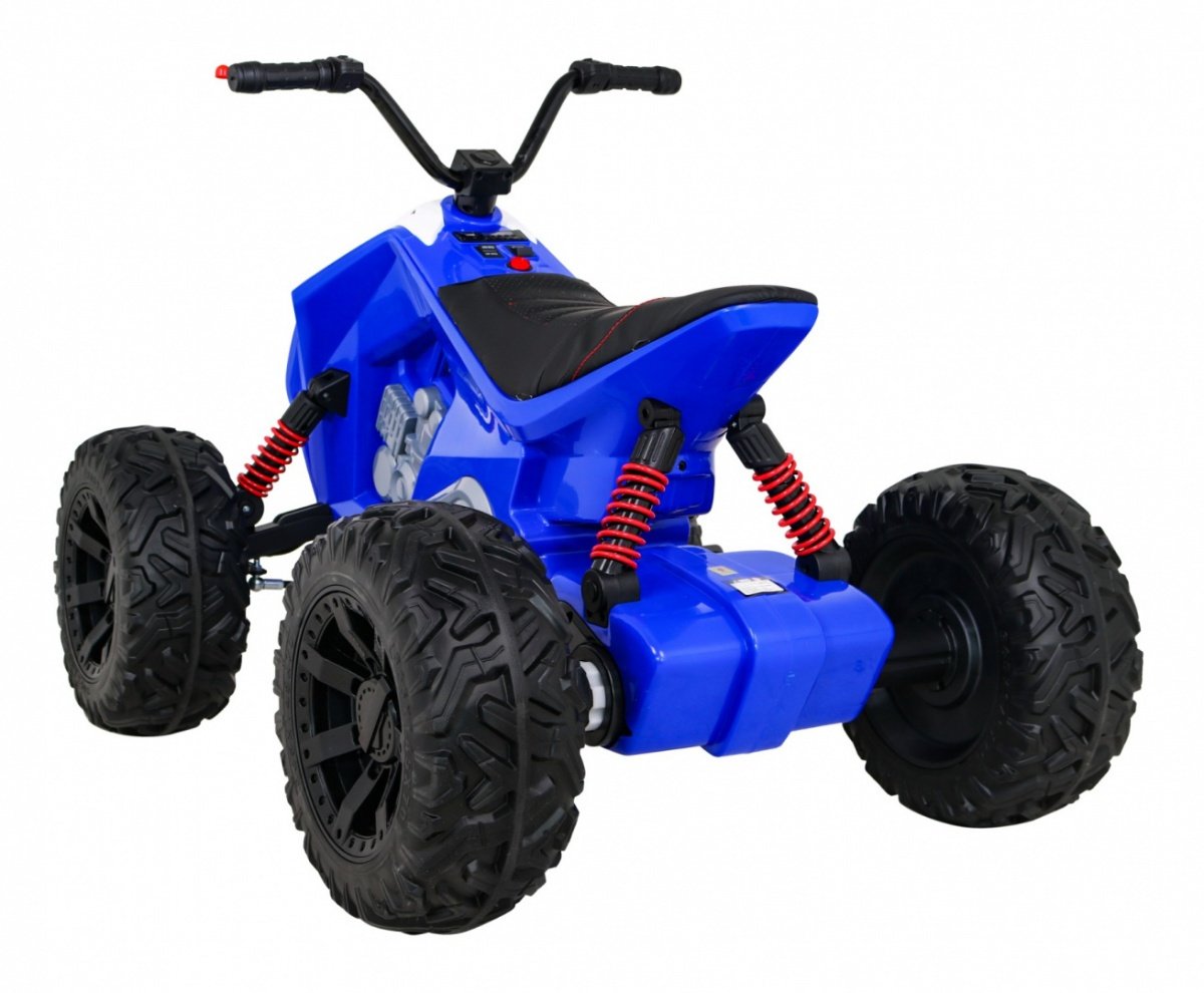 12V Kids Quad med LED-lys, MP3, USB og skinnsete