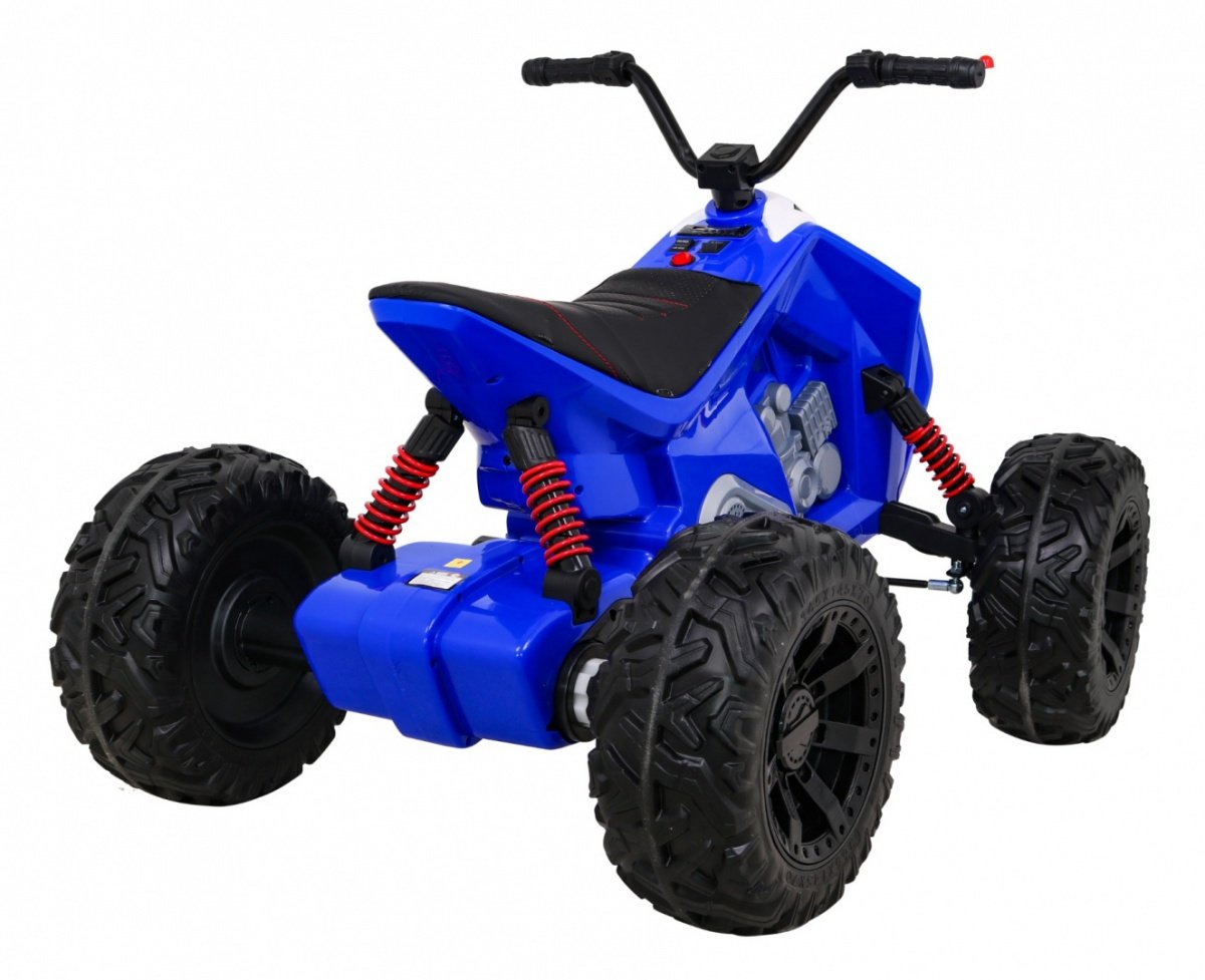 12V Kids Quad med LED-lys, MP3, USB og skinnsete