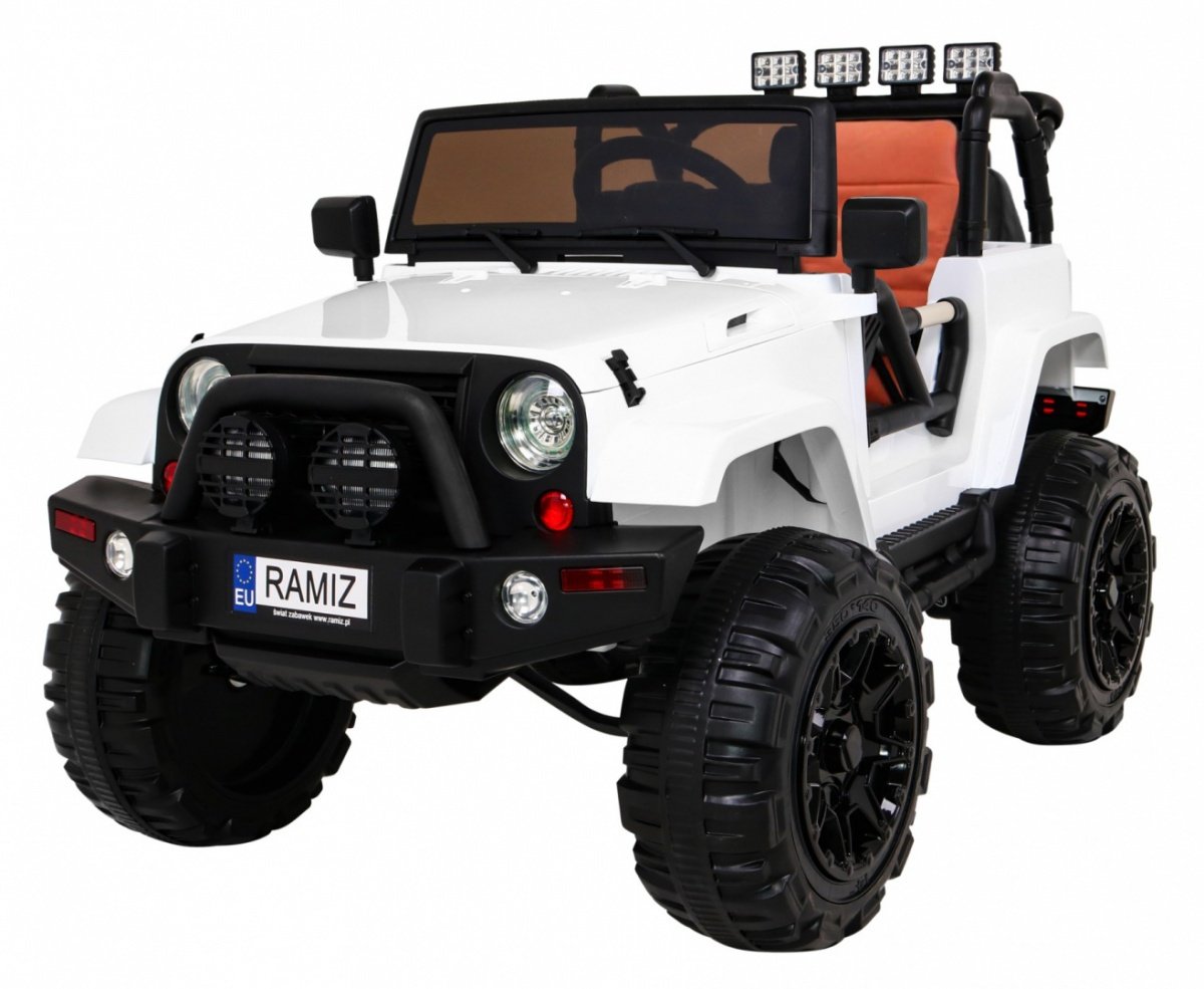 12V Kids offroad jeep med fjernkontroll, LED, MP3, USB