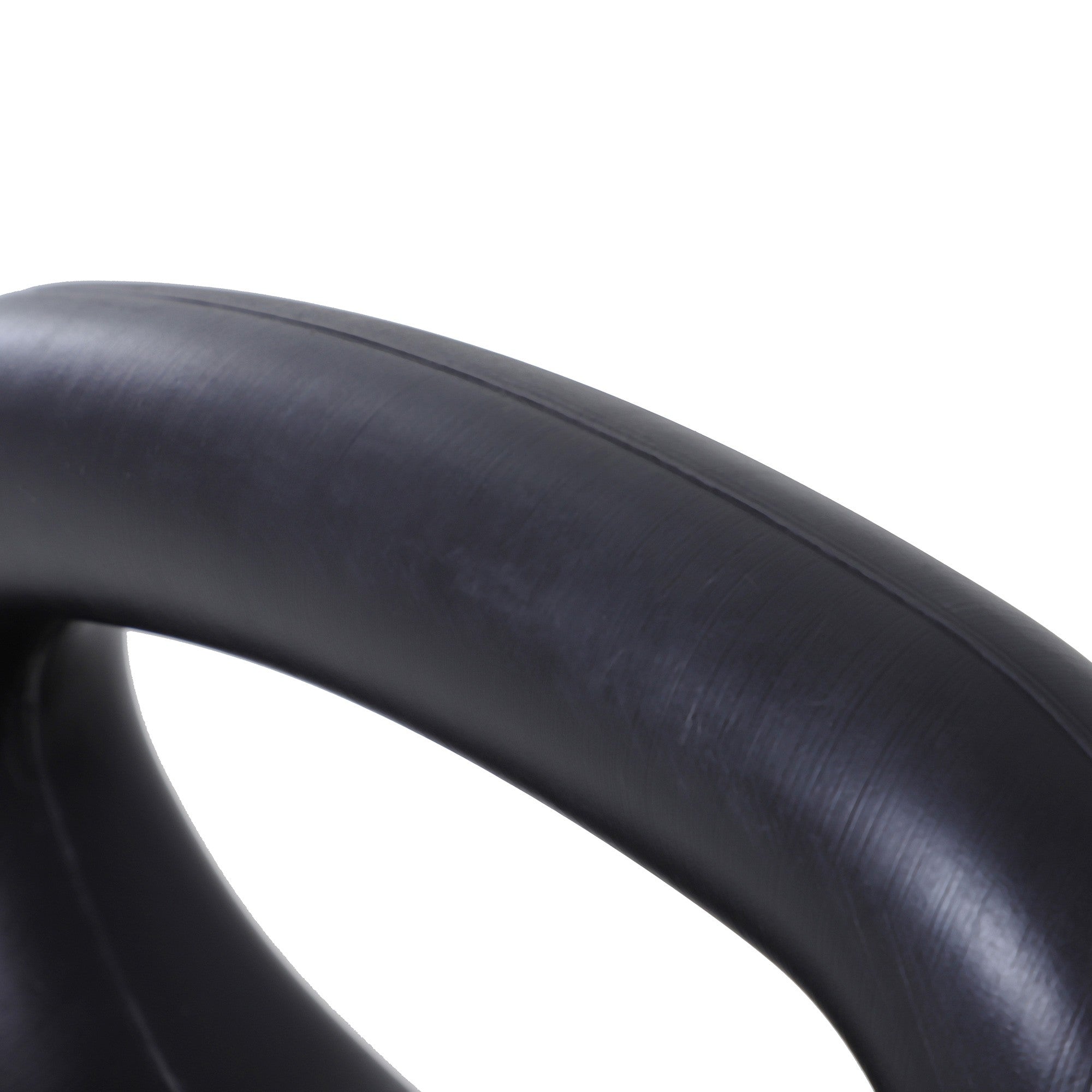 12 kg sandfylld kettlebell, svart, plast, nybörjarvänlig
