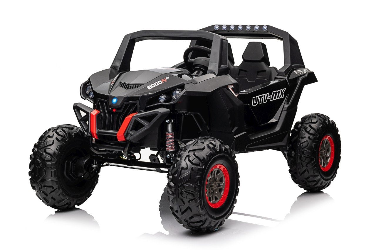 2000N Buggy UTV: 4x75W motorer, 2x12V batteri, LED-lys