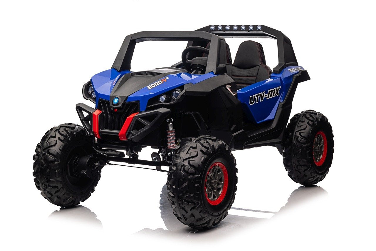 2000N UTV Buggy: 4x75W motorer, 2x12V batteri, LED-lys