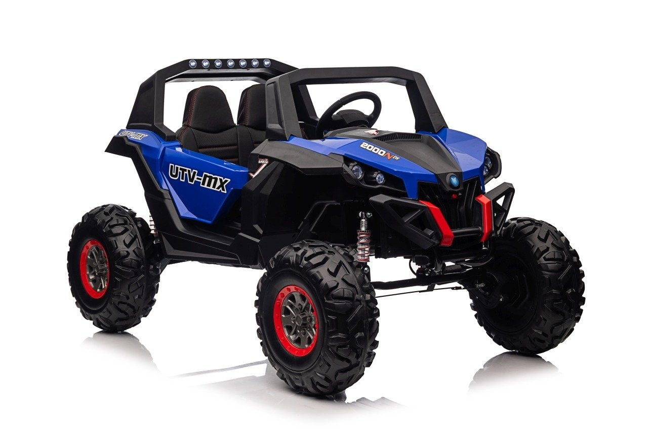 2000N UTV Buggy: 4x75W motorer, 2x12V batteri, LED-lys