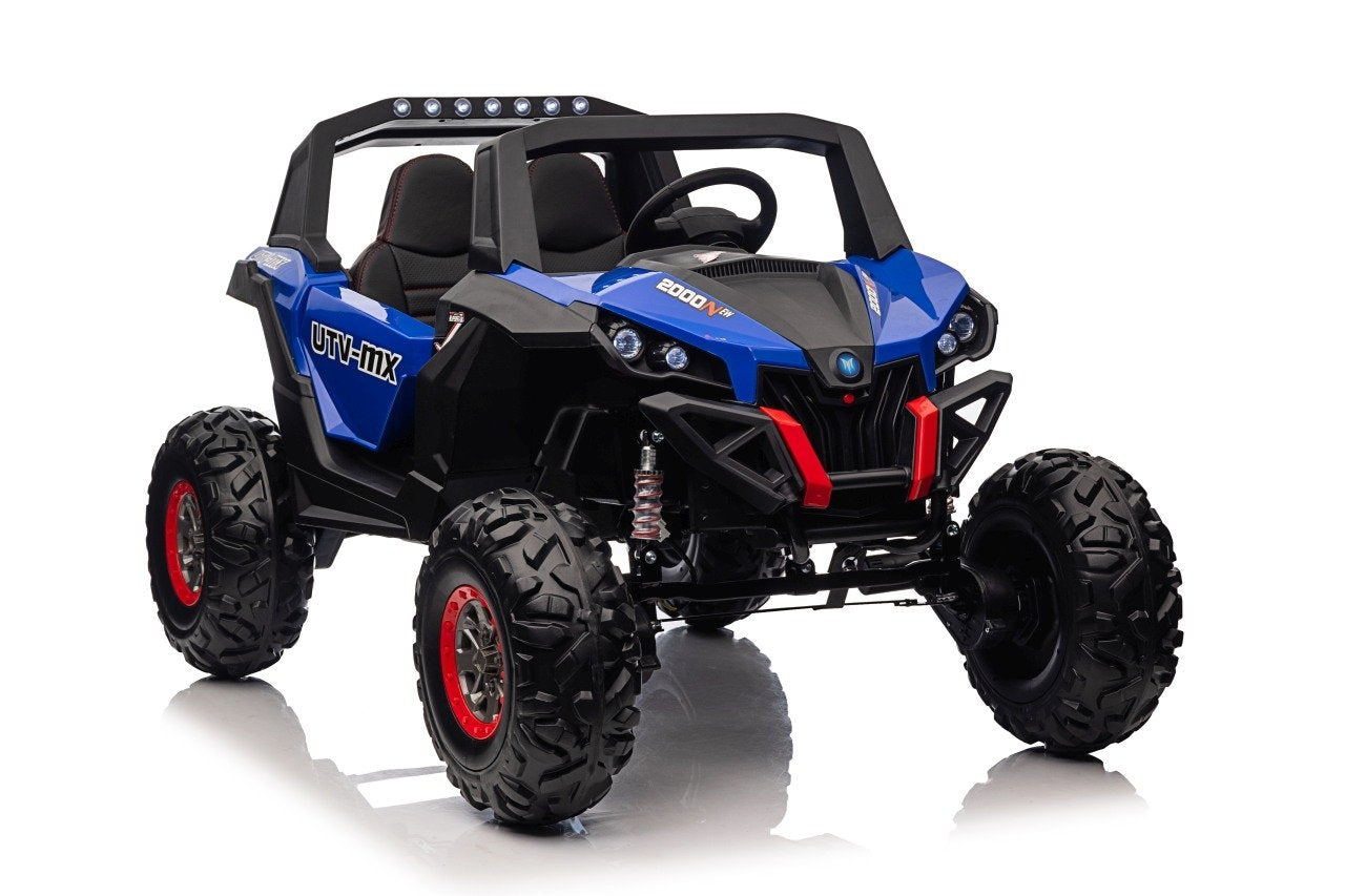 2000N UTV Buggy: 4x75W motorer, 2x12V batteri, LED-lys