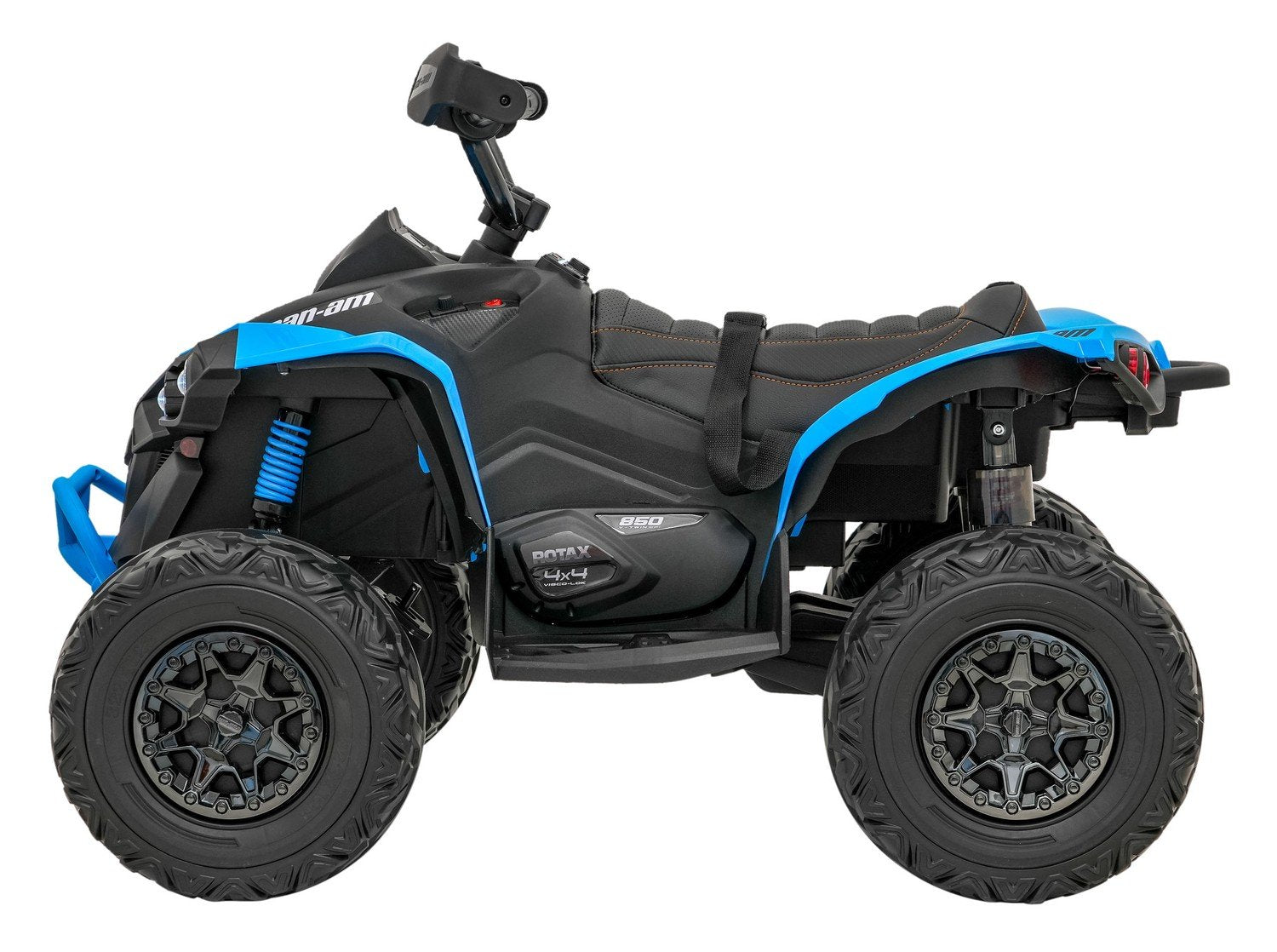 24V Quad ATV med LED-lys, Bluetooth og skinnsete