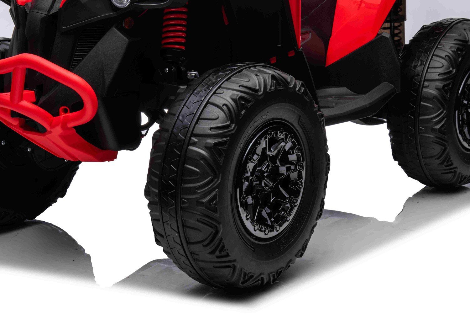 24V Quad ATV med LED-ljus, Bluetooth och EVA-hjul