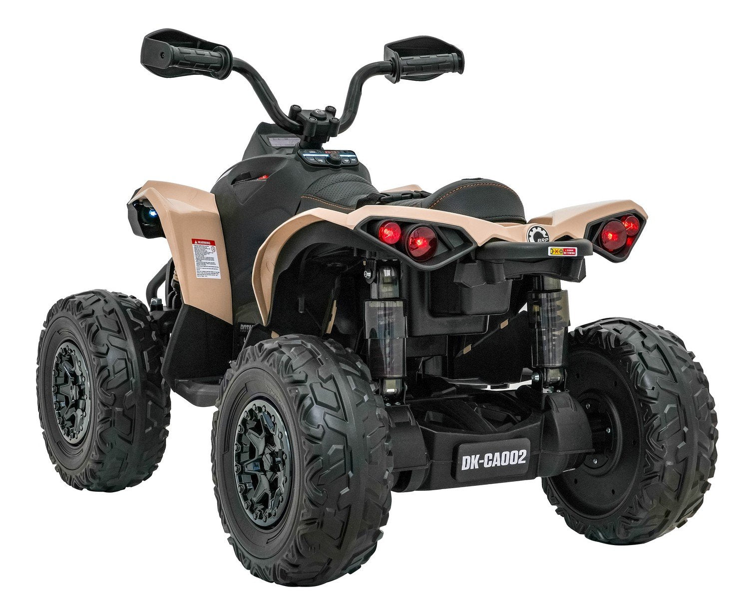 24V Quad ATV med LED-lys, Bluetooth og EVA hjul