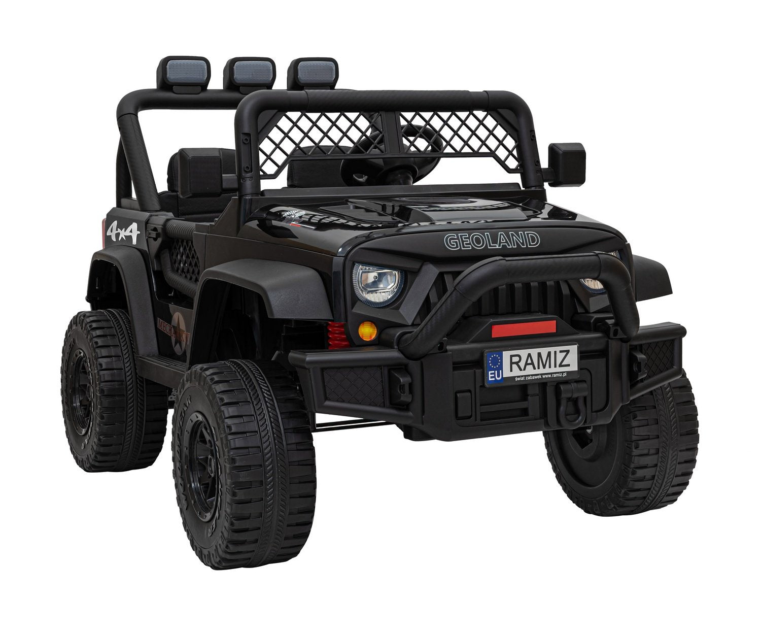 24V barnbil med fjärrkontroll, LED-lampor, MP3, USB