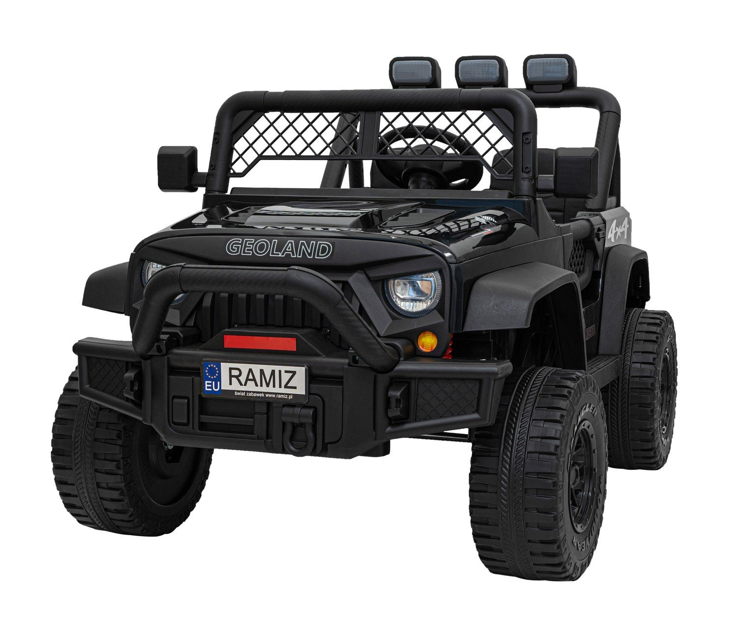 24V barnbil med fjärrkontroll, LED-lampor, MP3, USB