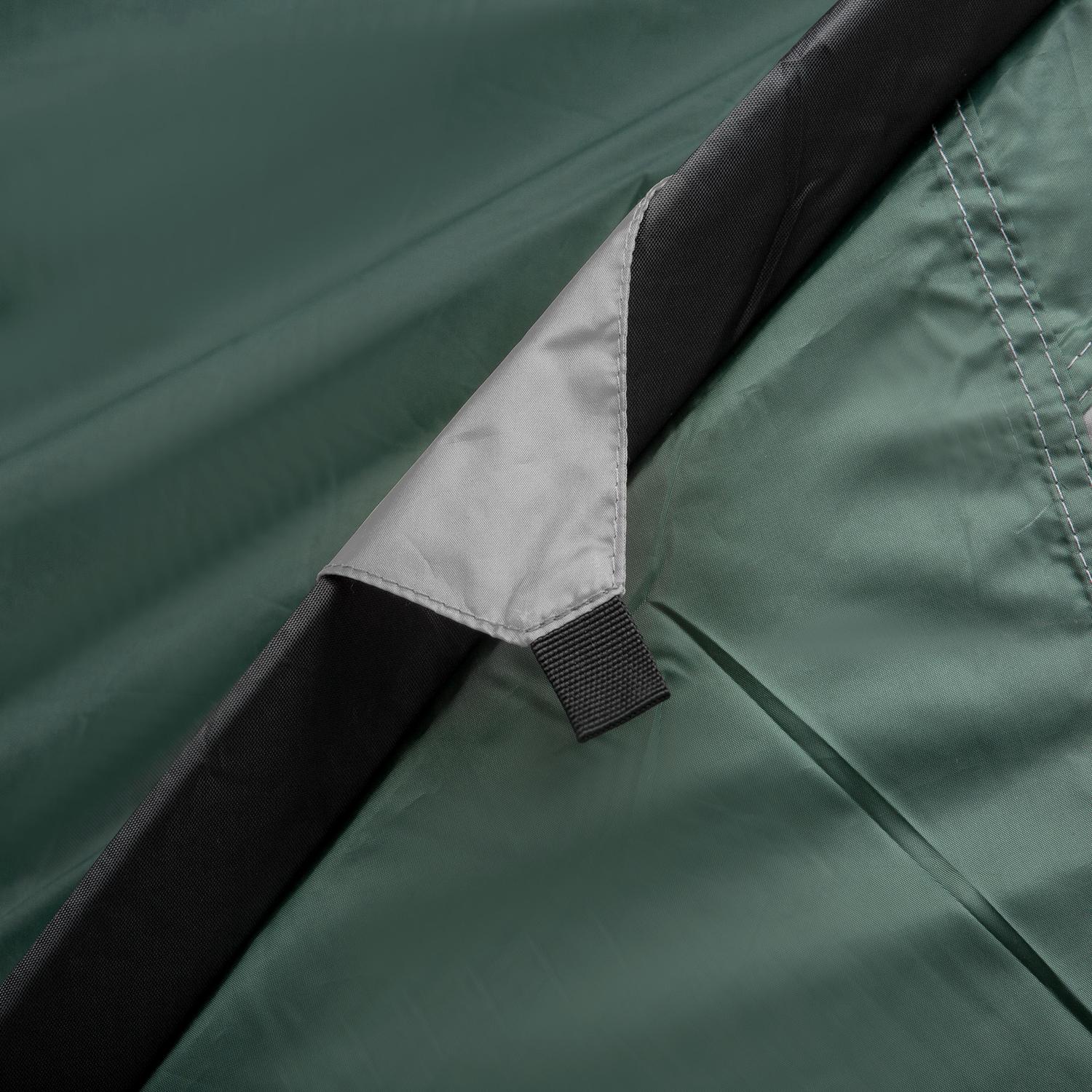 2-personers dome campingtält, glasfiber, 325 x 183 x 130 cm