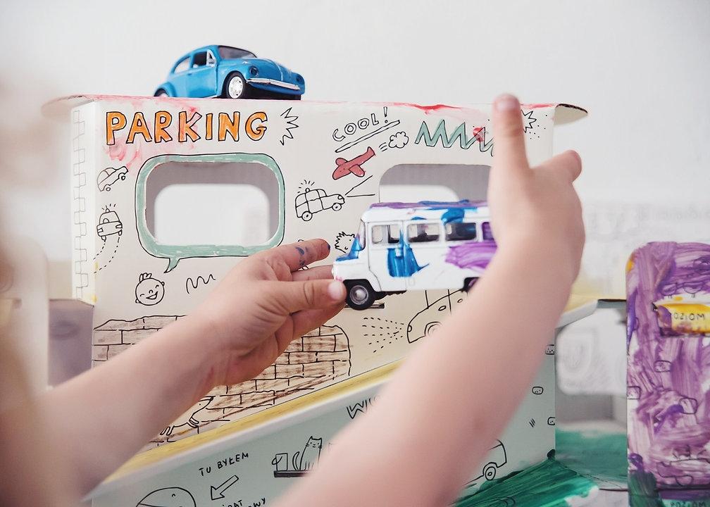 3D XXL Parking Coloring Book - Slitesterk, enkel montering