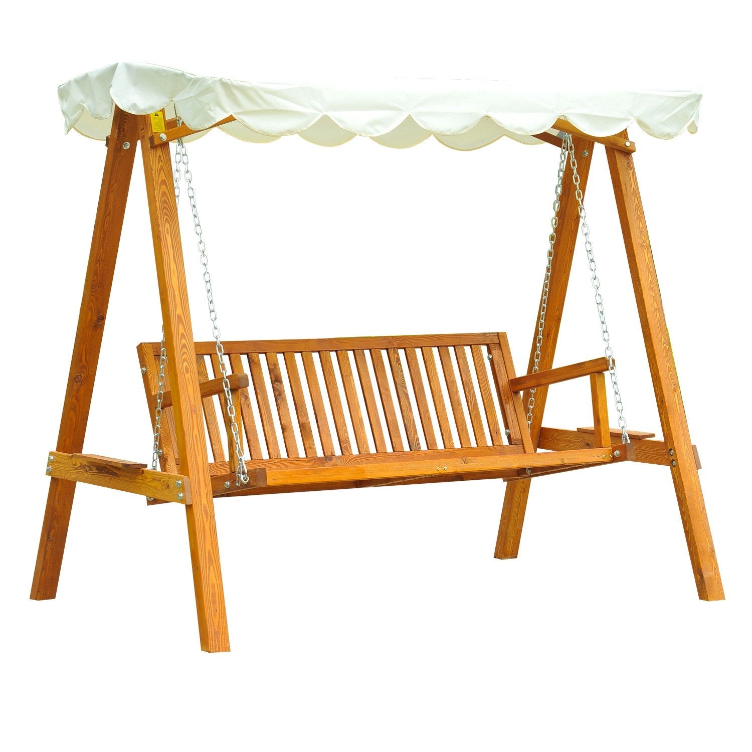 Hollywood Swing Hage Swing Swing Bench Swing 3-seters lerk