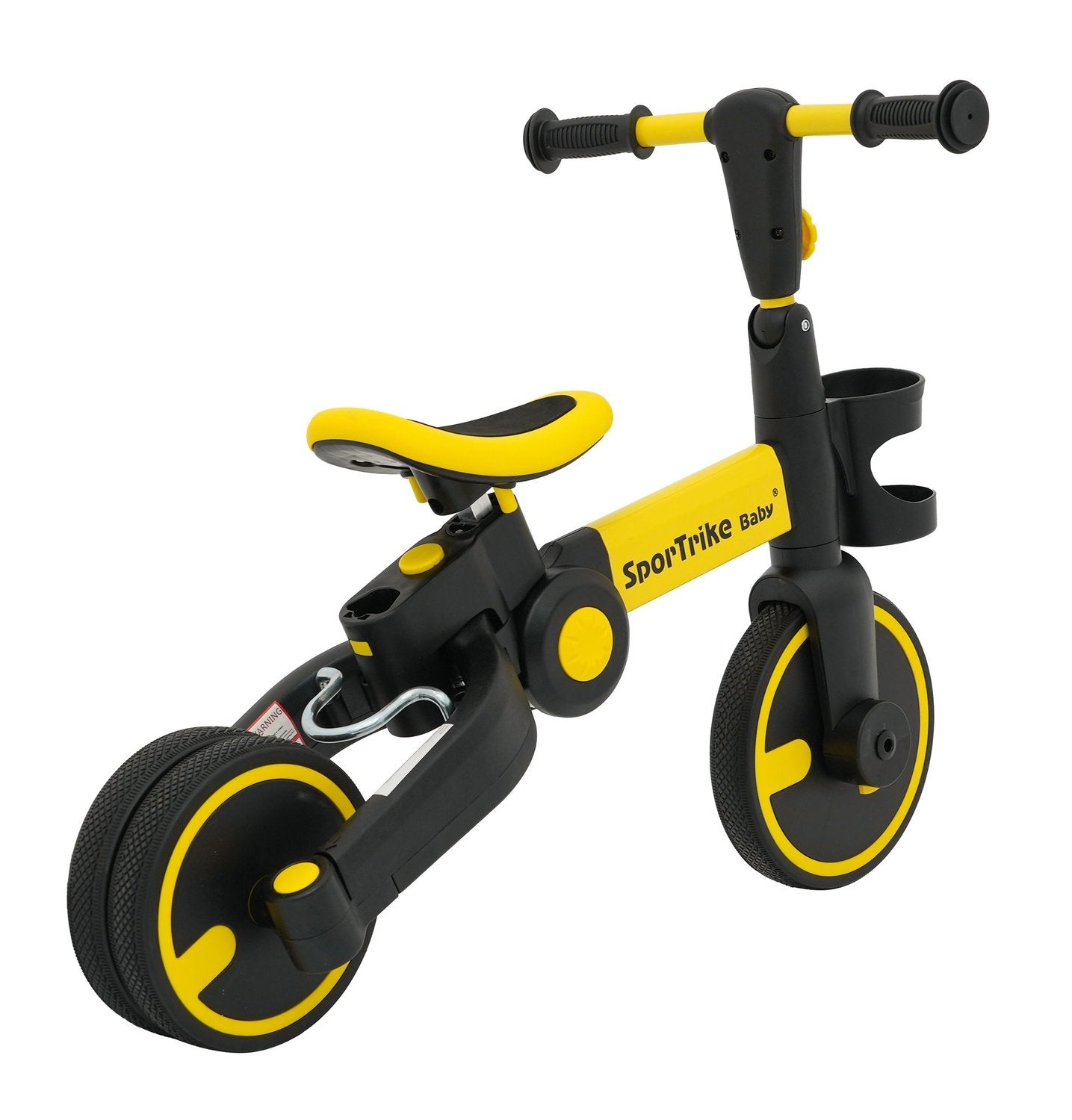 3in1 Sportrike med justerbar pusher &amp; drikkeholder