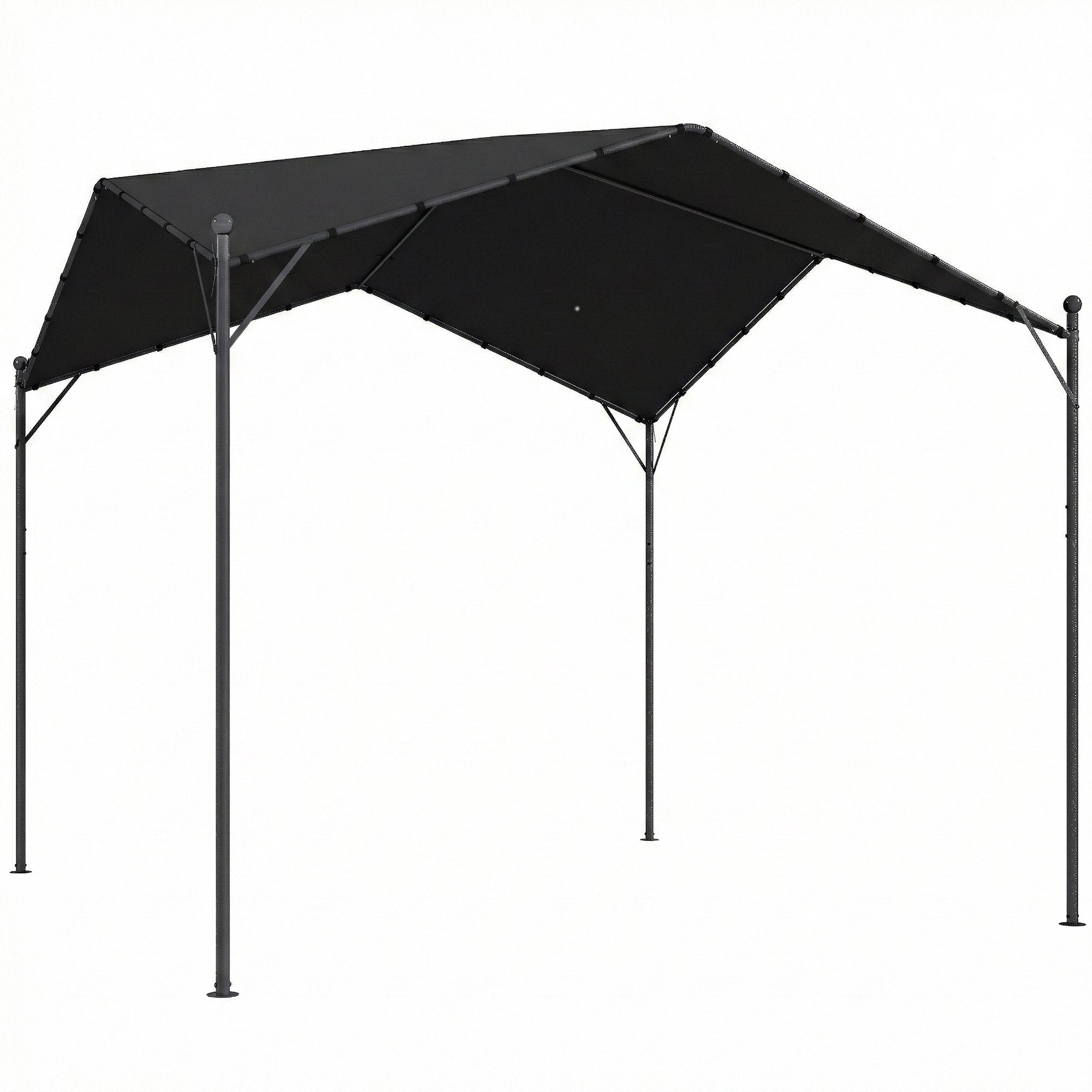 3x3 m pergola med metallram och UPF30+ tak