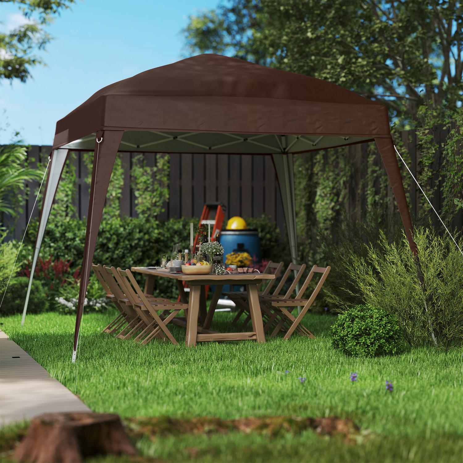 3x3m vattenavvisande paviljongtak, vinter- och stormsäker