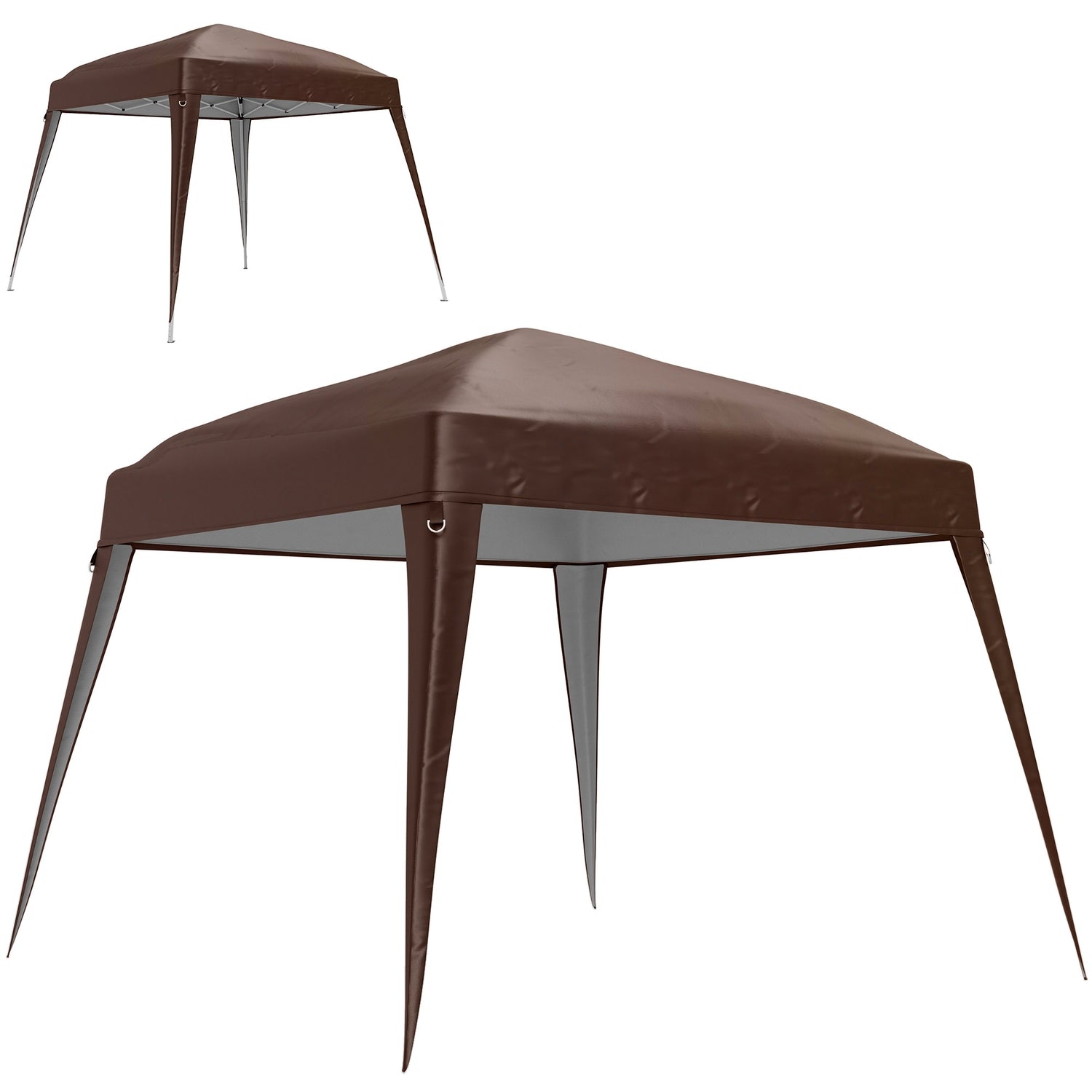 3x3m vattenavvisande paviljongtak, vinter- och stormsäker