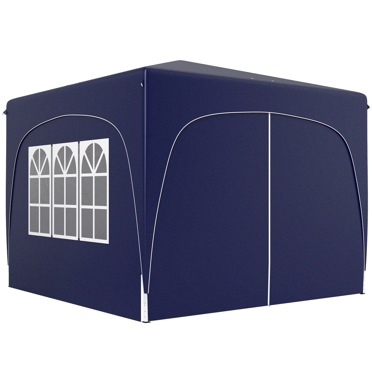 3x3m väderbeständig Pop-Up Gazebo, UV50+, Mörkblå