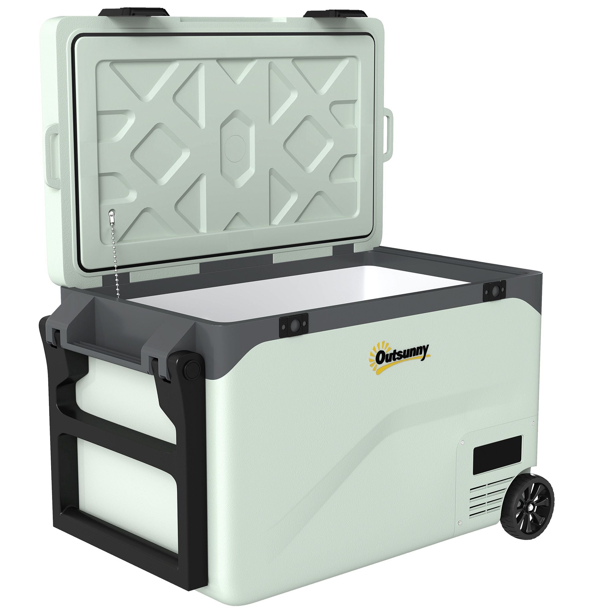 42,5L elektrisk kompressorkylbox med Bluetooth och hjul