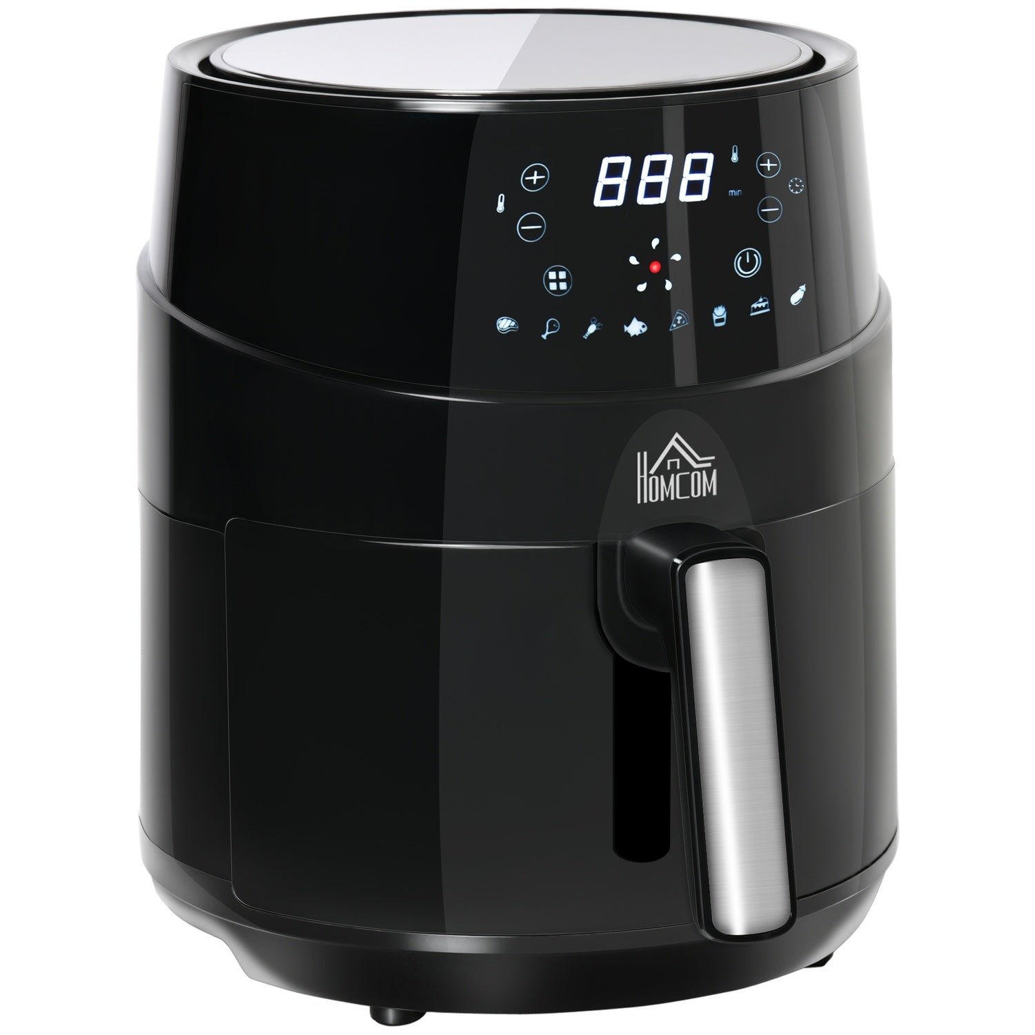 4,5L varmluftsfritös, 1500W, 8 förinställningar, non-stick korg