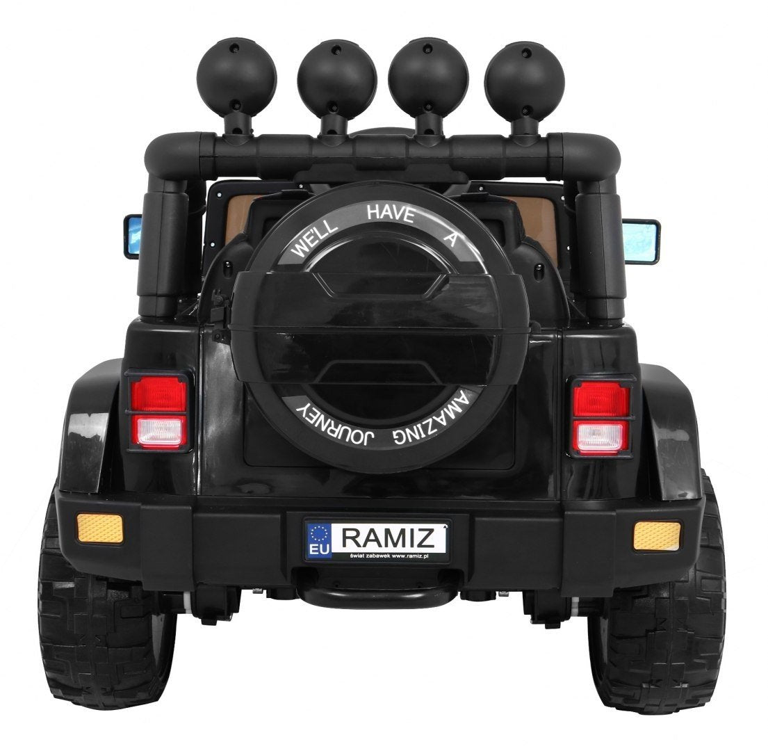 4WD terrengkjøretøy med fjernkontroll, LED-lys, MP3, USB