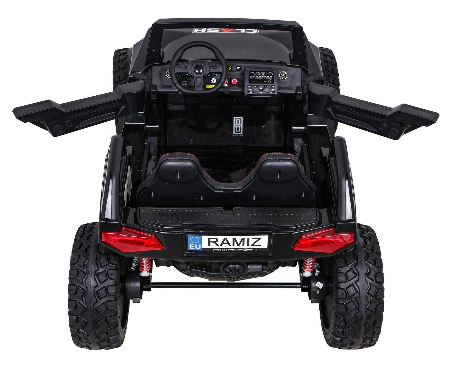 4x4 Buggy Clash: 12V, fjernkontroll, LED, MP3, skinnsete