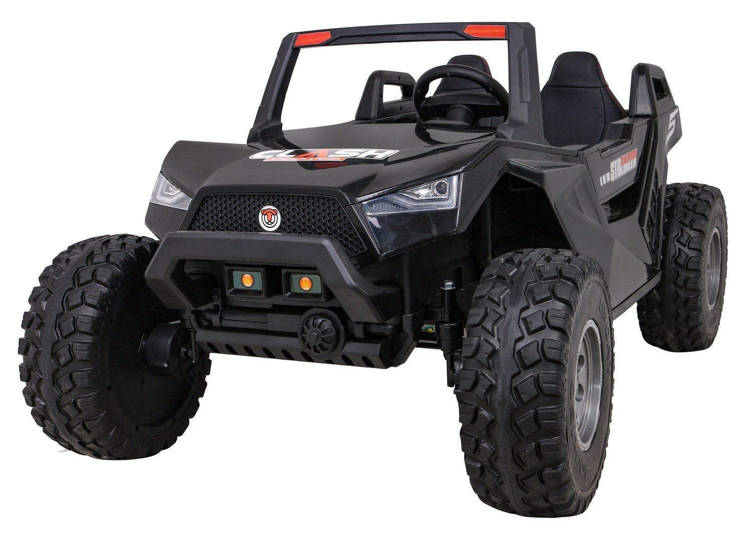 4x4 Buggy Clash: 12V, fjernkontroll, LED, MP3, skinnsete