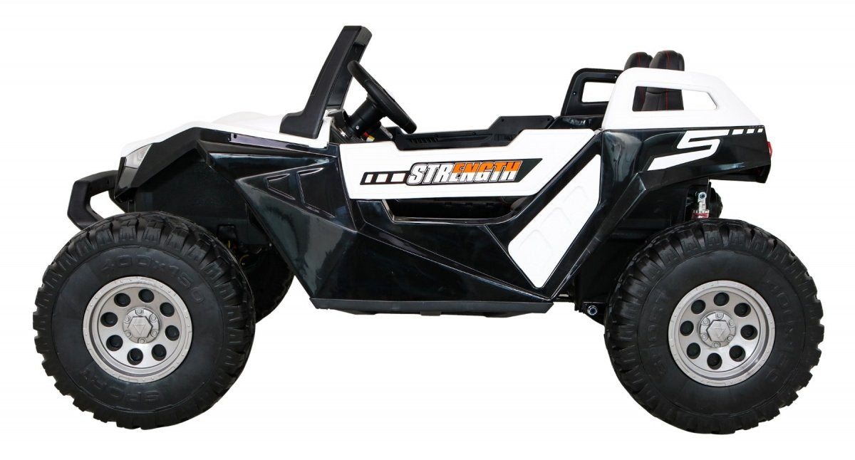 4x4 Buggy Clash: 12V, fjernkontroll, LED, MP3, skinnsete