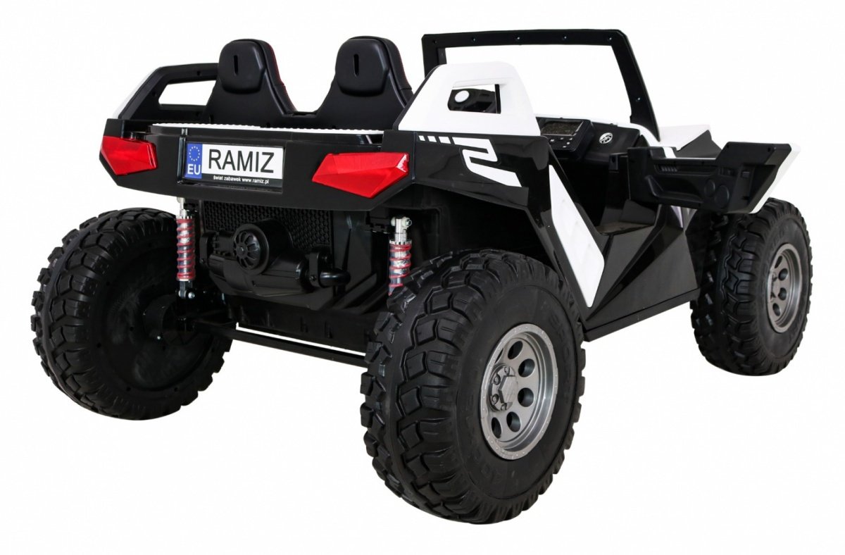 4x4 Buggy Clash: 12V, fjernkontroll, LED, MP3, skinnsete