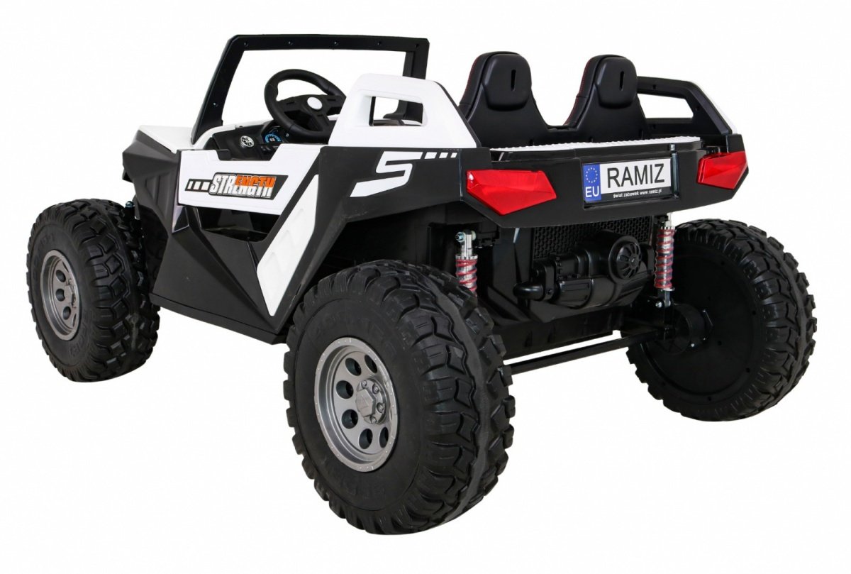 4x4 Buggy Clash: 12V, fjernkontroll, LED, MP3, skinnsete