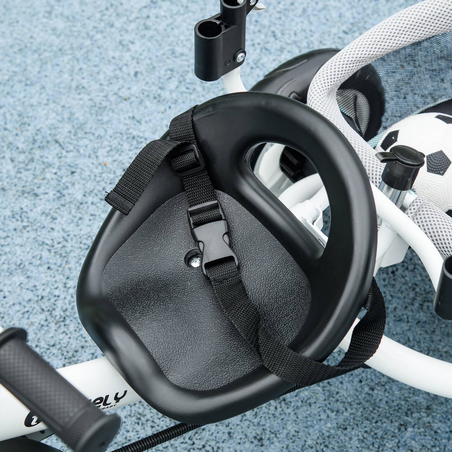 6-i-1 trehjuling för barn, pushbar och solskydd, grön