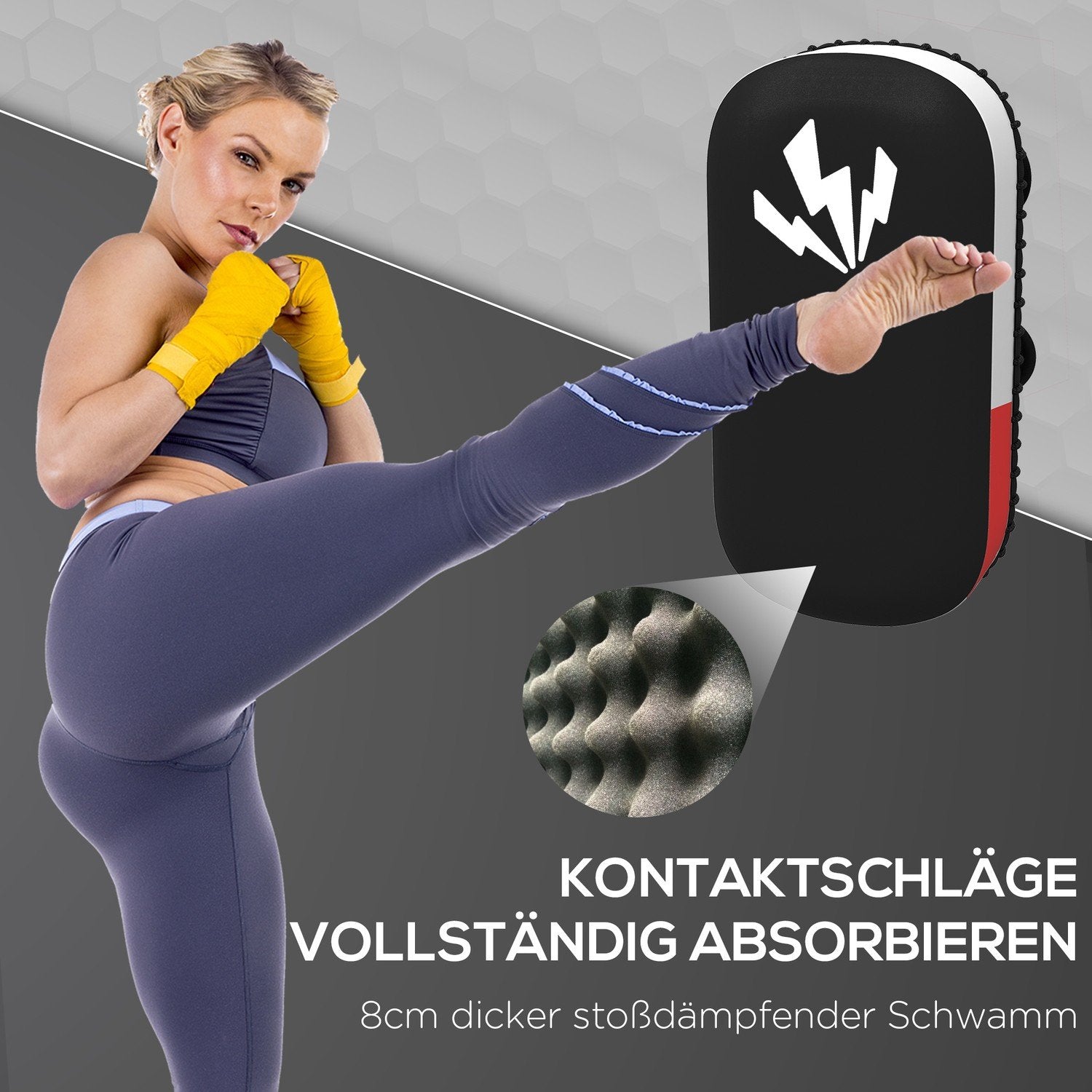 Sportnuw Kickboxing Pads Muay Thai Boxing Pads Trainer Pads vesker i kunstskinn