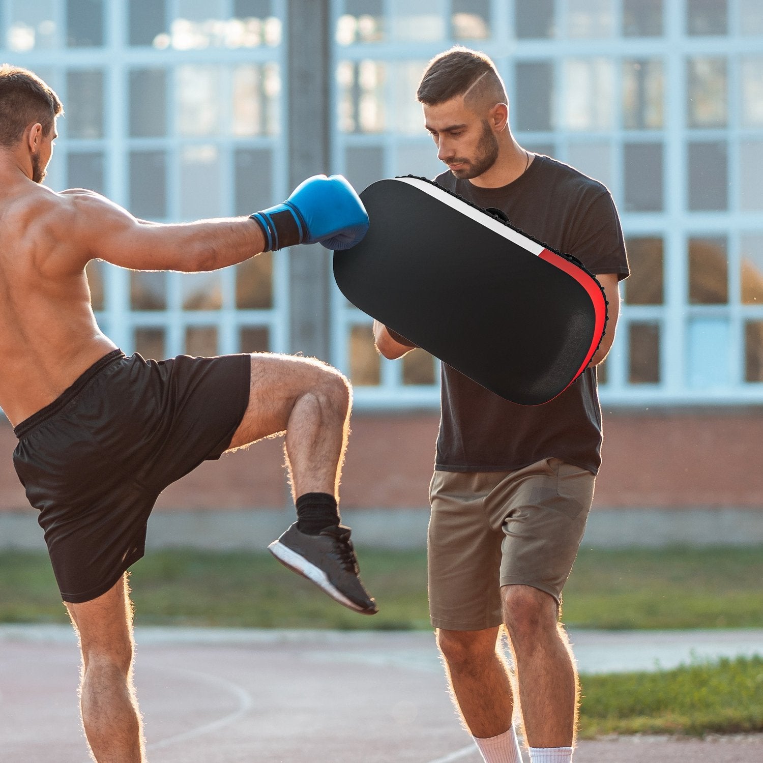 Sportnuw Kickboxing Pads Muay Thai Boxing Pads Trainer Pads vesker i kunstskinn